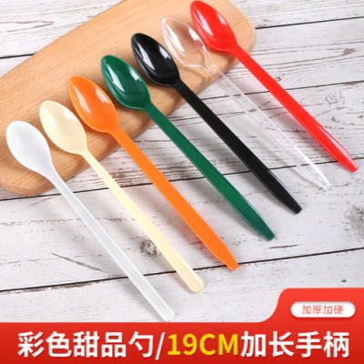 Factory Customized Disposable Plastic Tableware White Transparent Knife, Fork and Spoon Ps Pp Material Middle East Fine Handle