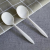 Foreign Trade Export Ps Knife, Fork and Spoon Thickened Long Handle Plastic Hard High-Grade Thickened Soup Spoon Fork Western Tableware