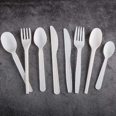 Foreign Trade Export Disposable Knife Fork Spoon Supplies Tableware Disposable Plastic Knife Fork Spoon