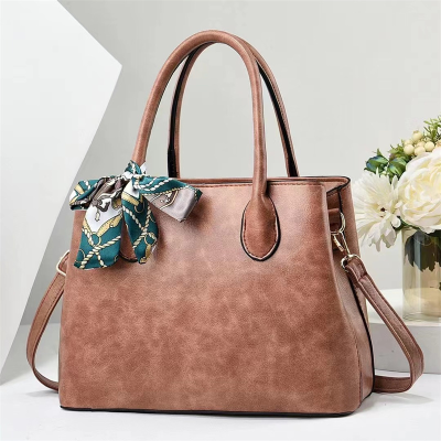 Trendy Women's Bags Shoulder Bag Large-Capacity Crossbody Bag Solid Color Tote Women's Factory Foreign Trade Cross-Border One Piece Dropshipping Bag