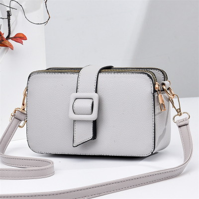 All-Match Small Square Bag Trendy Women's Bags Messenger Bag Shoulder Bag Solid Color Tote Women's Foreign Trade Cross-Border One Piece Dropshipping Bag