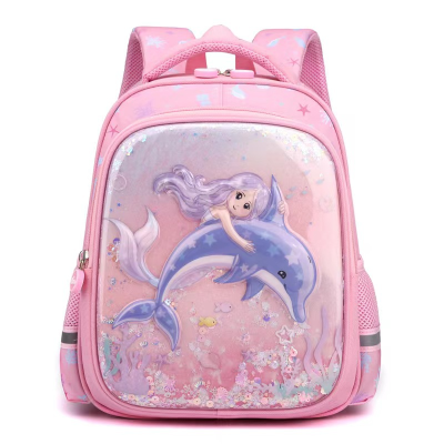 Factory Direct Sales Spot Casual Student Schoolbag Backpack Children's Backpack Foreign Trade Cross-Border Bag One Piece Dropshipping Schoolbag