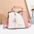 Fashion New Trend Women's Bag Color Matching One-Shoulder Crossboby Bag Versatile Handbag Women's Foreign Trade Cross-Border One Piece Dropshipping Bag