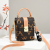 Trendy Women's Bag Fashionable All-Match Mobile Phone Bag New Printed Shoulder Messenger Bag Advanced Texture Vertical Small Square Bag