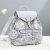 Women's PU Leather Backpack Fashion Women's Korean-Style High School Student Casual Backpack Trendy Women's Bags Cross-Border One Piece Dropshipping