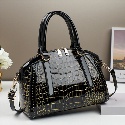 Fashion New Glossy Stone Pattern Women's Bag Cross-Border One Piece Dropshipping Trendy Women's Bags Casual Shoulder Messenger Bag