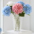 Moist Feeling Large Hydrangea Simulation Bouquet Fake Flower Decoration Dining Table and Tea Table in Living Room Floral Ornaments Decorative Green