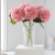 Moist Feeling Large Hydrangea Simulation Bouquet Fake Flower Decoration Dining Table and Tea Table in Living Room Floral Ornaments Decorative Green