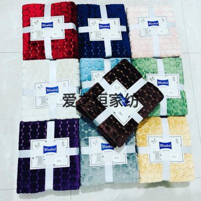 Football Blanket Flannel Blanket Small Autumn and Winter Single Thin Duvet Office Lunch Break Air Conditioning Coral Fleece Nap Blanket