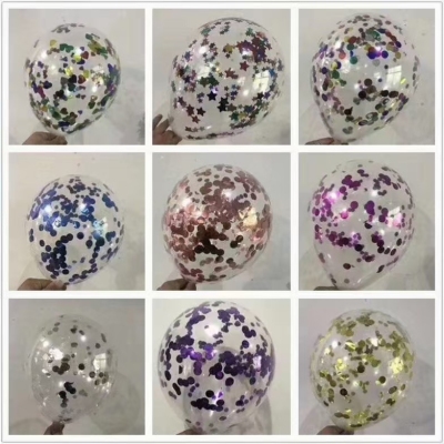 Minghao Rubber Balloons, 2.8G Sequins Rubber Balloons High-End Elegant and Classy