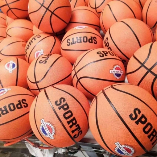 rubber basketball， factory direct sales