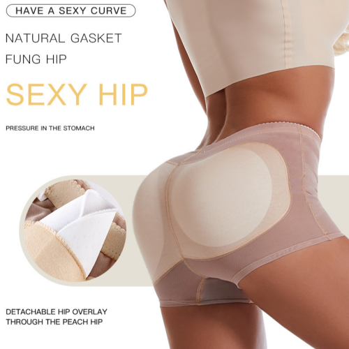 s-3xl abdominal pants women‘s base plump hip fake butt butt-lift underwear pad fake pp peach hip boxer corset panties