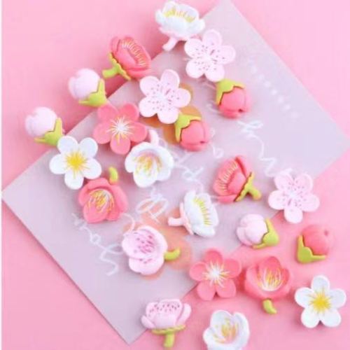 resin accessories cherry blossom series shoes and clothing accessories diy accessories