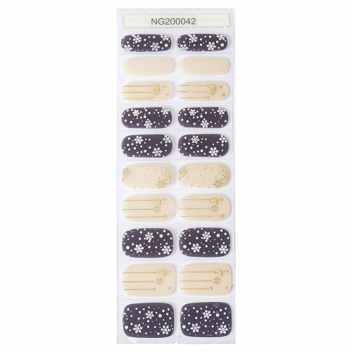 New Waterproof and Durable 3D Gel Nail Applique Non-Sealing Layer Nail Paste Ice Transparent Nail Stickers Full Paste