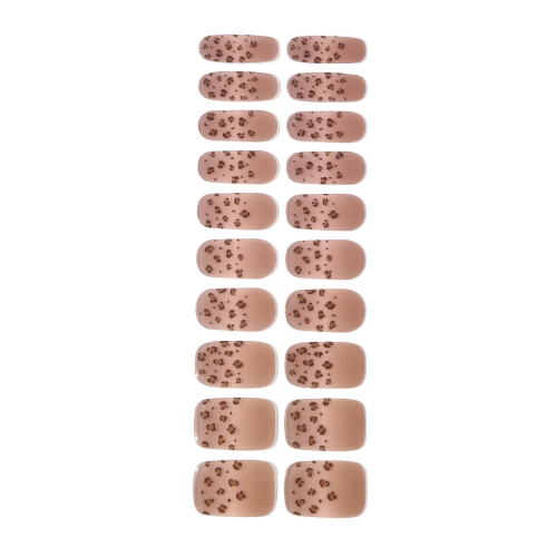 uv phototherapy semi-baked nail sticker semi-curing gel nail art sticker waterproof