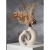 European-Style Ceramic Vase Combination Ins Style Creative White Simple Sense Home Decoration Decoration Wholesale Flower Ware