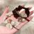 Korean Style New Bow Pearl Large Intestine Hair Ring Ins Crystal Hollow Intestine Hair Rope High Sense Female Hair-Binding Leather