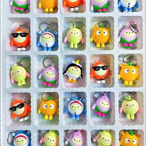 internet celebrity 40 holes egg puff party hole lele blind box game doll peripheral boys and girls children‘s day gift toys