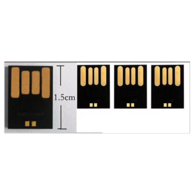 Short black colloid U-disk chip 2.0  Car U-disk chip is applicable to metal U-disk 