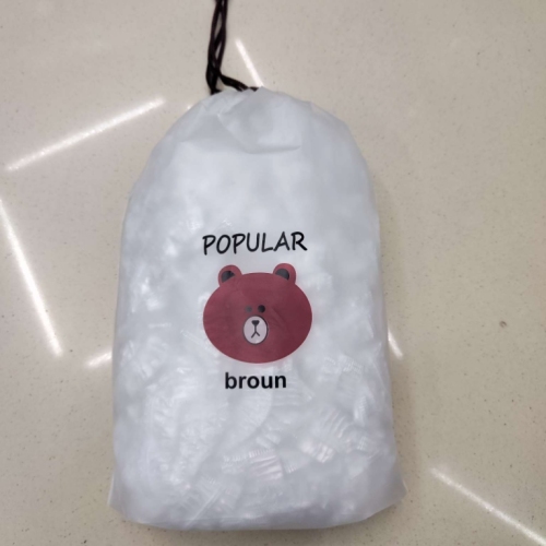 plastic wrap cover bear bag plastic wrap cover portable household refrigerator food fruit sealed elastic mouth plastic wrap