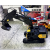 Alloy Excavator Remote Control Truck Model Engineering Children Simulation Tilting Forklift Toy Wholesale