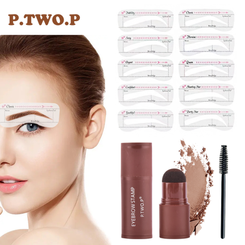 cross-border makeup hot sale repair eyebrow powder lazy seal eyebrow chalk card set hairline powder waterproof