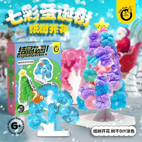 kea duck colorful christmas tree crystal tree paper flowering holiday gift children diy handmade creative toys