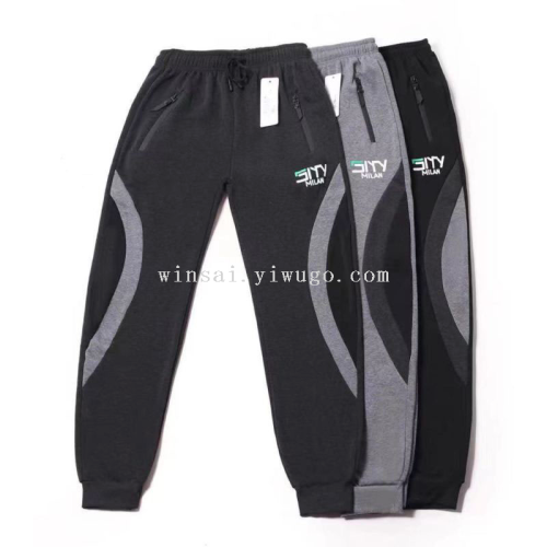 foreign trade sports pants， south american sports pants， stripes spring and autumn sport pants