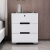 Smart Bedside Table Modern Simple Ins Style New Light Luxury Solid Wood Bedside Cabinet Bedroom Wireless Charging Multifunctional