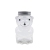 450m | Bear Bottle Transparent Milky Tea Bottle Printing Disposable Large Mouth Cute Candy Jar Creative Plastic Bottle