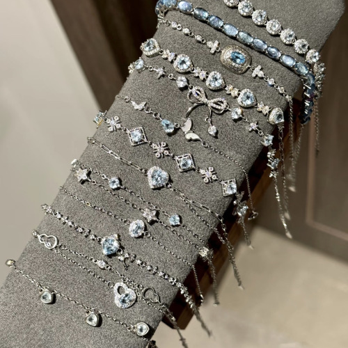 s925 sterling silver all-match flashing zircon ball bracelet temperamental minority ornament simple small diamond jewelry fashion accessories