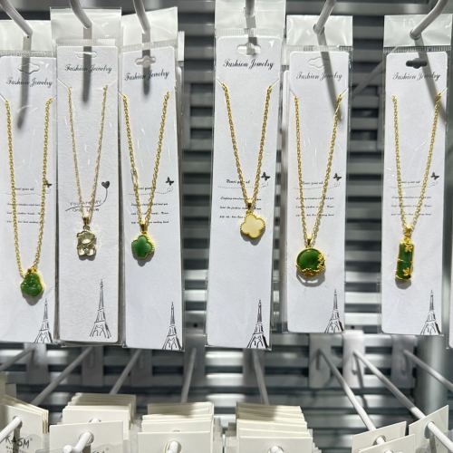 women‘s necklace clavicle chain style mixed student jewelry small gift 2 yuan store supply