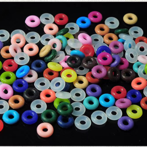 rubber ring necklace bracelet special card position fixed rubber ring silicone o-ring anti-slip color silicon