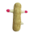 Factory Wholesale Striped Cactus Plush Pet Toy Linen Bite-Resistant Molar BB Call Sound Toy Two Colors