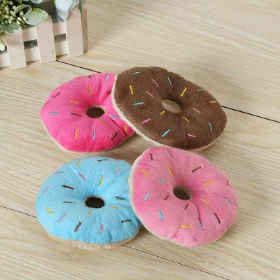 Hot Selling Dog Toy Vocalization Bite-Resistant Golden Retriever Teddy Small Dog Pet Toy Supplies Molar Donut Style
