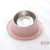 New Oblique Ant-Proof Hat Bowl 2-in-1 Single Bowl Stainless Steel Non-Slip Neck Protection Cat Food Holder Cat Bowl