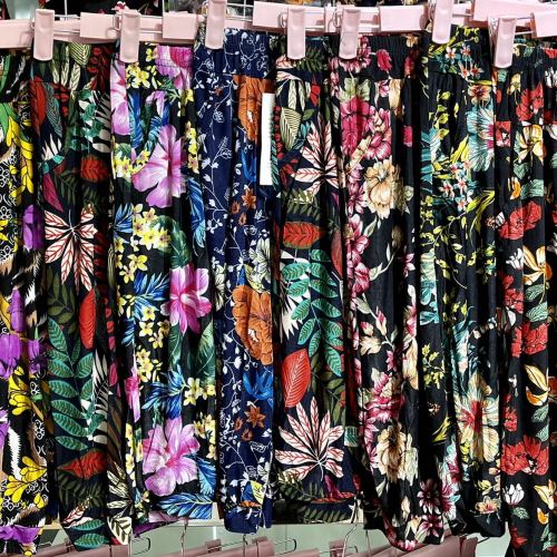Foreign Trade Flower Pants Bloomers Can Be Customized
