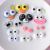 PVC Soft Rubber Cartoon Accessories Cute Eyes Letter Gloves Imitation Resin DIY Accessories Shoes Slippers Buckle Material