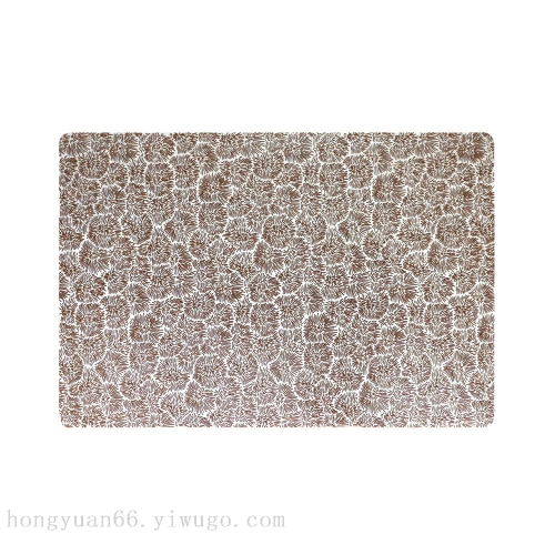 Manufacturers Formulate European Fashion Printing Pp Waterproof Placemat Placemat Dining Table Cushion Western-Style Placemat