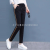 2023 Women's New Casual Pants for Middle-Aged Mothers Spring and Autumn Thin Loose Track Pants Versatile Black Slimming
