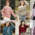 2023 Women's Sweater Korean Style Loose Foreign Trade Boutique Thick Thread Knitted Leftover Stock Top Stall Supply Tail Goods