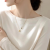 2023 New Spring and Autumn French Simplicity off-Shoulder Collar Sweater Long Sleeves Inner Wear Slim Fit Slim Looking Base Sweater