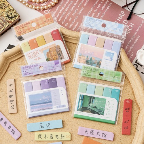 sticky notes student wish index sticker good-looking sticky note student memo classification label index stickers wholesale