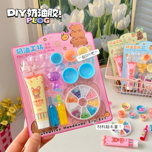 new capabala cream workshop student children handmade diy fun suit educational toys factory wholesale
