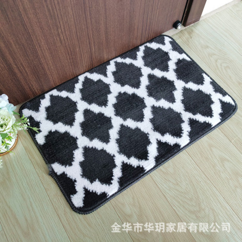 新款丙纶地垫摩洛哥INS地毯入户防滑门垫家居浴室地毯长条厨房垫