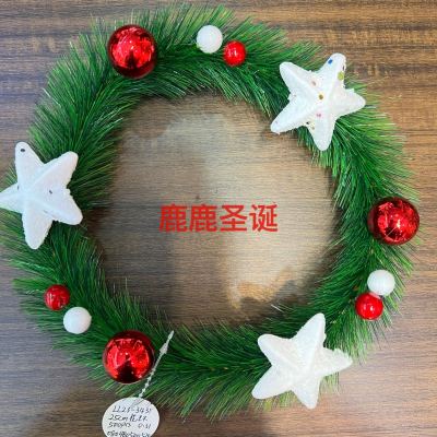 Factory Direct sales Christmas Eve shopping window decorations 25CM pine needle Garland