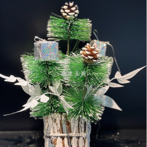 厂家直销圣诞节装饰品迷你圣诞树摆件