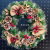 Factory Direct Sales Christmas Show Window Decorations Christmas Flower Ring Pine Fruit