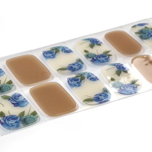 uv指甲贴纸 二代防水无味无毒照灯光疗 甲油凝胶美甲贴膜