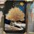 Nordic Abstract Animal Peacock Elk Mural Crafts Crystal Porcelain Crystal Shell plus Diamond Line Decorative Painting Photo Frame Hanging Painting